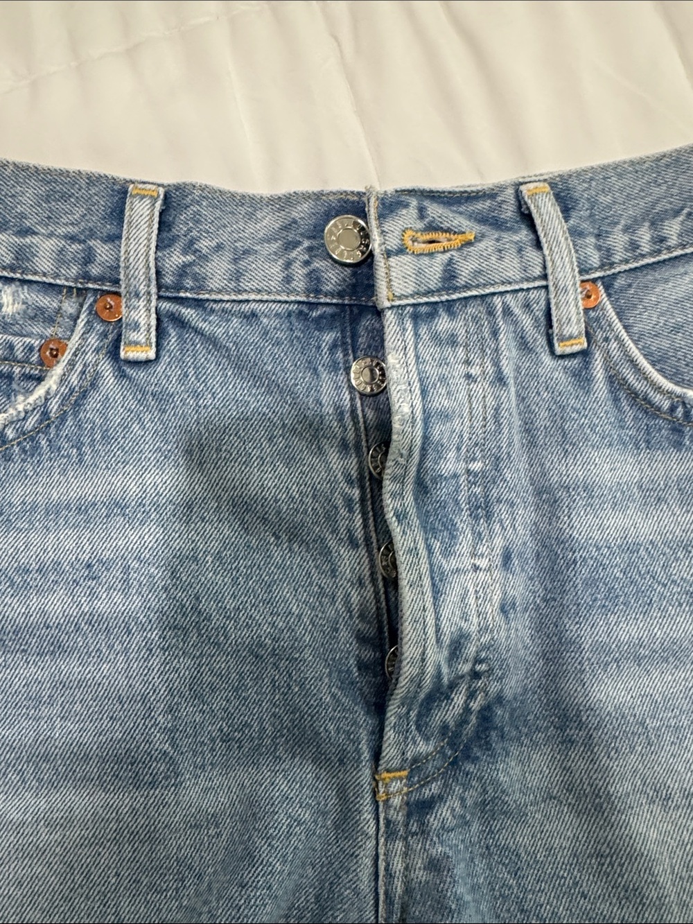 Agolde Light Parker Vintage Cut Off Shorts NWT - Picture 5 of 8